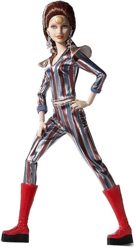 Barbie as David Bowie Collector Doll, 11.5-Inch, Red Hair